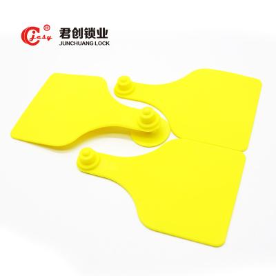 China JCET006 livestock management vetinary ear tag for livestock serial number rfid tpu ear tag material animal ear tag for sale