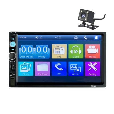 China Top Selling 2Din 7inch HD Car Radio Stereo 7010B Android Touch Screen Car Radio With Rearview Camera View Car MP5 Player for sale