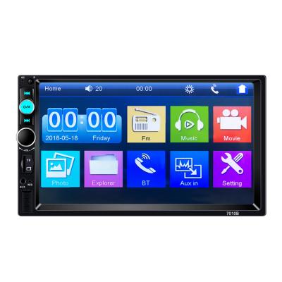 China Support Good Quality 7inch Touch Screen 7010B Car MP5 Radio Stereo Full New With Beef Wheel Control Car DVD Player for sale