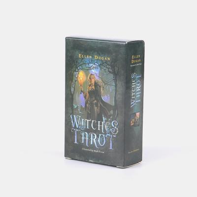 China Entertaiment Playing Cards Witch Tarot Cards Pack Full English Family Party Board Game High Quality Familiar Tarot Card for sale