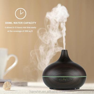 China Feel comfortable and good for health hot sale essential oil wood grain air fragrance humidifier for sale