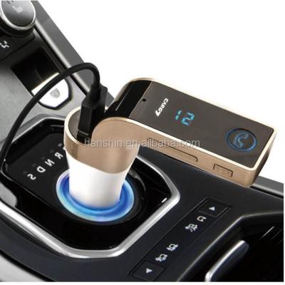 China Universal 4-in-1 CAR KIT G7 FM Transmitter TF Music Player 3 USB Car Charger FM Stereo FM Transmitter for sale