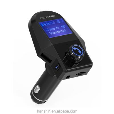 China Universal Dual USB Charger M8s FM Transmitter Suport FM Transmitter BT Car Kit M8s With LCD Display for sale