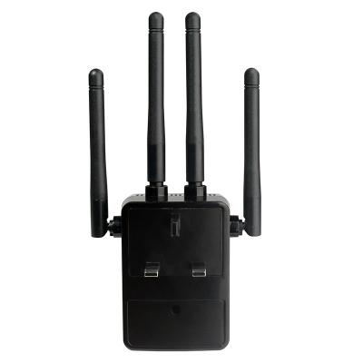 China Dual Band Wireless Wifi Repeater 1200Mbps Wifi Repeater Booster Dual Band Wifi Signal Booster for sale