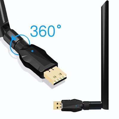 China 1200Mbps Realtek RTL8812BU Certification PC Laptop CE ROHS Dual Band Desktop Wifi Adapter Wireless Stick with 5DBI Antenna for PC Laptop for sale