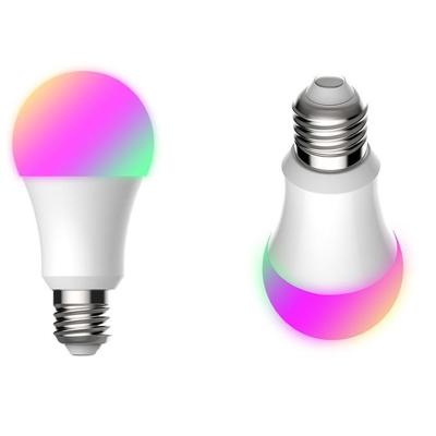 China Hotel factory Smart WiFi led bulb for home light with E27 LED RGB color changing control and led bulb raw material for sale