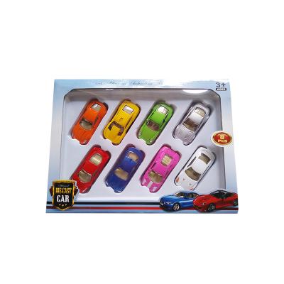 China Popular Promotional Alloy Car Children's Metal Pull Back Toy QTOYS Pull Back Toy Die-Casting Model Car for sale