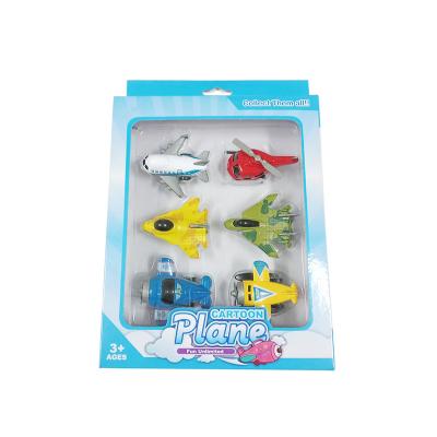 China QTOYS New Special Design Fancy Toy Small Metal Children's Toy Alloy Model Airplane Diecast Racing Toy for sale