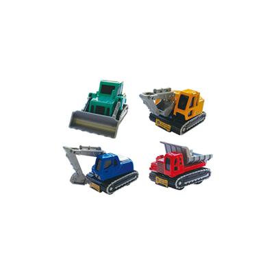 China Diecast Toy QTOYS Pull Back Mini Cheap Diecast Model Truck Car Alloy Metal Toy Car For Promotion Toys for sale