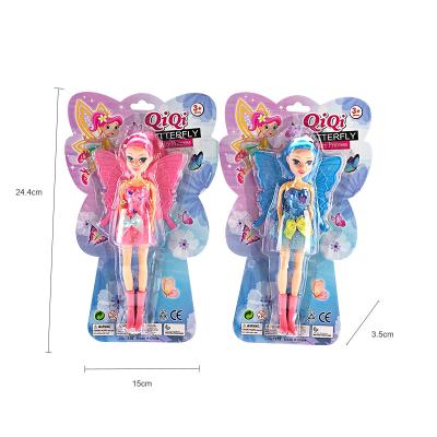 China Good Low Price Sweet QTOYS 7 Inch Fashion Girl Toy Fairy Princess Doll For Sale In Blister Card for sale