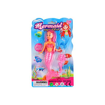 China QTOYS Low Price 6 Inch Toy Mermaid Fashion Soft Display Doll With Blister Card Accessories for sale