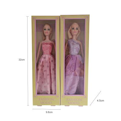 China QTOYS China Beautiful Soft Dressing 11.5 Inch Custom Dolls Fashion Simple Beauty Princess Dolls In Window Box For Girl for sale