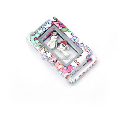 Κίνα fancy floating glass locket pendant the illusionist square locket προς πώληση