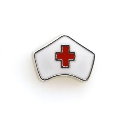 中国 Nurse hat charms floating glass locket charm wholesale 販売のため