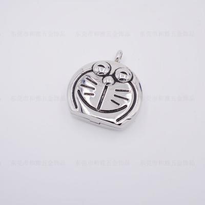 China Doraemon perfume filled locket in 316L stainless steel, doraemon pendant necklace for sale