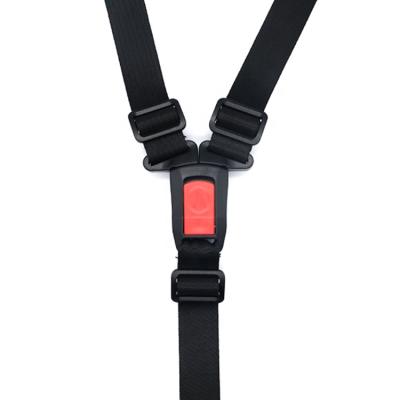 China Stroller Umpire Chair OEM Customized 3 Point Safety Harness Baby Stroller Child Highchair Seat Belt for sale