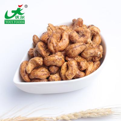 China Wholesale Nutritious Fried Black Pepper Cashews for sale