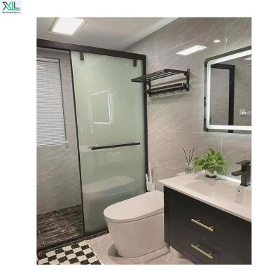 China Modern Hotel Bathroom Sliding Glass Door Shower Enclosure Shower Room Door for sale