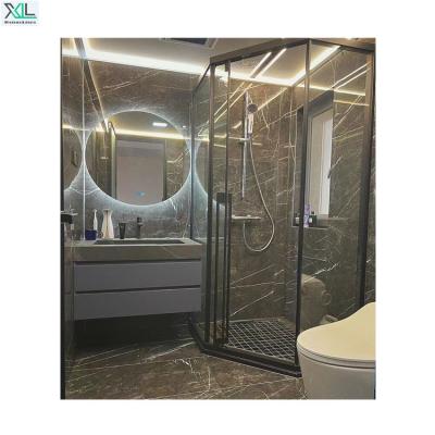 China Modern Hotel Bathroom Sliding Glass Door Shower Enclosure Shower Room Door for sale