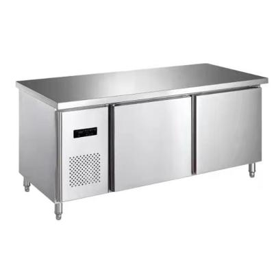 China Fan Cooling Stainless Steel Under Counter Fridge With CE 1.2m 1.5m 1.8m Te koop