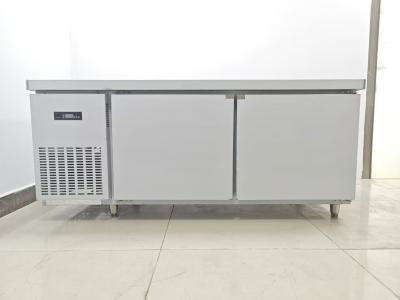 China 1.8M Undercounter Chiller Commercial Refrigerator Workbench For Kitchen Stainless Steel Table for sale