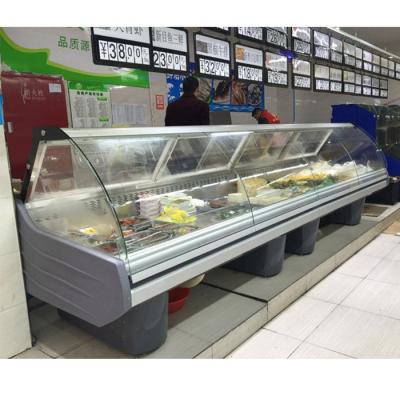 China Panasonic Comprssor Front Open 150L Deli Display Fridge for sale