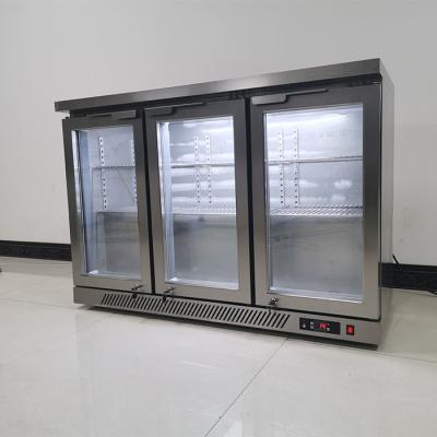 China CE Three Hinge Door 330L Under Cabinet Bar Fridge for sale