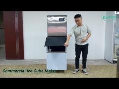 Restaurant Commercial Ice Cube Maker 1860W R404A High Efficiency