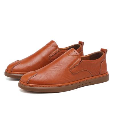 China Anti-odor Design Breathable Leather Stylish Mens Loafers Casual Shoes for sale