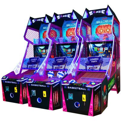 China Hardware+Acrylic Coin Operated Commercial Coin Operated Basketball Game Machine Arcade Machine Electronic Game Basketball Street Crazy Circle for sale