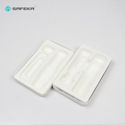 China 100% Safeka OEM/ODM Eco-friendly Molded Custom Biodegradable Pulp Box Cosmetic Packaging Boxes 100% Biodegradable for sale