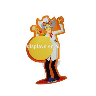 China Recycled Materials Cardboard Cutouts Free Standing Point Of Sale Cardboard Display Stand for sale