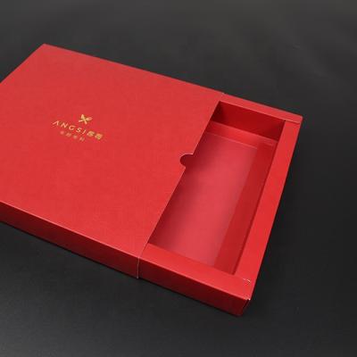 China Recycled Materials Custom Recycled Packaging Paper Drawer Boxes Slide Folding Packaging Box For Clothes for sale