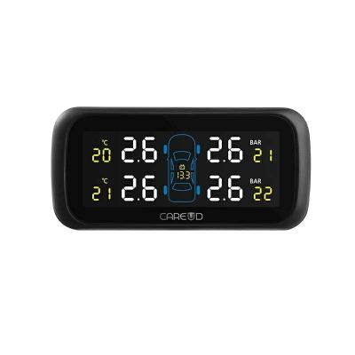 China Tire Pressure Gauge Automobile Tire Pressure Monitoring System LCD Tire Pressure Monitoring System Wireless Cigarette Lighter TPMS for sale