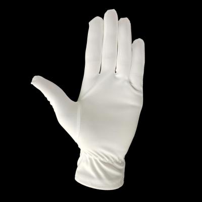 China 5017 White Military Microfiber Parade Combat Police Hand Polyester Gloves for sale