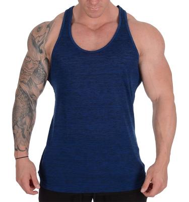 China Wholesale Bodybuilding Custom Classic Men's Gym Vest Stringer Tank Top QUICK DRY OEM Y-back for sale