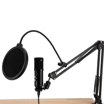 China Hot sale handheld popular style microphone USB professional recording condenser microphone set for studio for sale