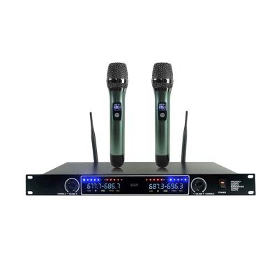 China High Quality Cheap Price KTV Wireless Karaoke UHF Microphone UHF Microphone Handheld Wireless Professional for sale