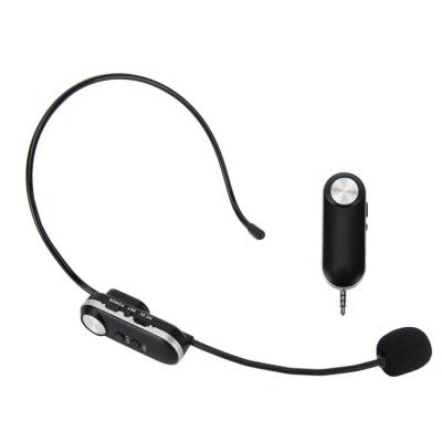 China Wholesale Online Teaching Lapel UHF Lavalier Microphone Recording Lavalier MIC UHF Professional Headset Microphone For Computer USB for sale