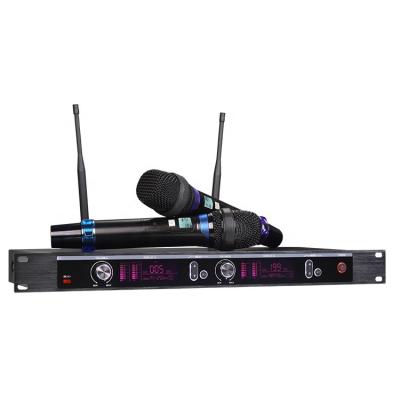 China Factory Wholesale Cheap Popular Price Wireless Professional True Diversity UHF Karaoke Wireless Handheld Microphone for sale