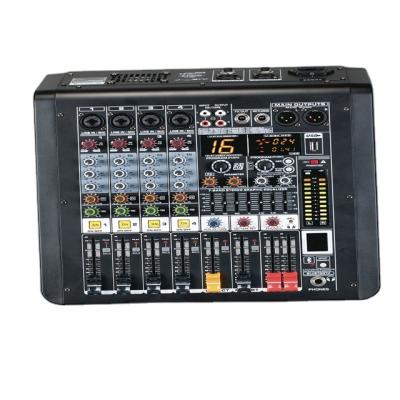 China With MP3 Digital Display (U-DISK MP3 Input 2021 Hot Sale and High Quality Powerd Mixer Audio Interface Digital Professional for sale