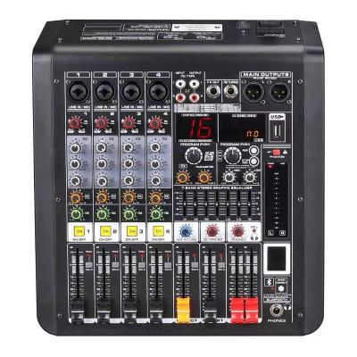 China With MP3 Digital Display (U-DISK MP3 Input New Five Band Effect Level Monitor Mixser Professional Audio Powered Audio Effect for sale