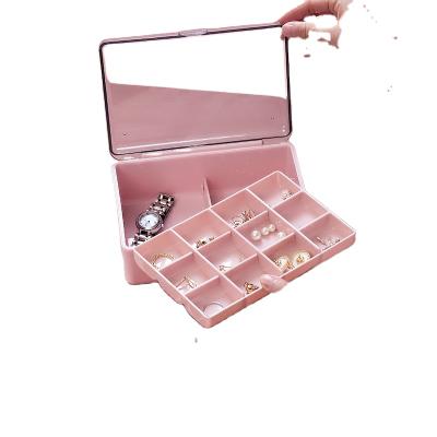 China Wholesale Custom Size Jewelry Storage Plastic Clear Clamshell Cosmetic Suction Magnetic Jewelry Storage Box for sale