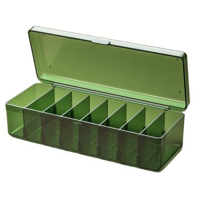 China Viable Hot Selling Small Size Transparent Plastic Data Line Cable Storage Box for sale