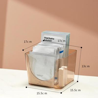 China China Supplier Finished Viable Transparent Desktop Pet Toys Machine Facial Mask Storage Box for sale