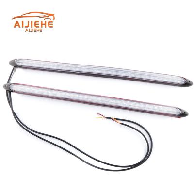 China Automobile Lamp Set of 2 Pieces Colorful White Amber Flexible Car LED Headlights with Daytime Running Motor Drive Downstream LED Car Accessories for sale