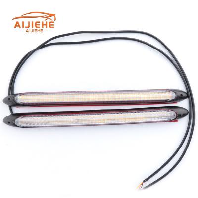 China Waterproof General Yellow Turn Signal LED Light Waterproof General Yellow Turn Signal Car Headlight Car Accessories LED Auto Light Bar for sale