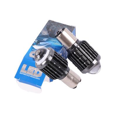 China Auto Parts 4300K ​​6500K Mini Motor Bike 20W Fog Lamp BA20D H4 H6 HS1 Aluminum Housing Die-Casting Motorcycle Led Headlights for sale