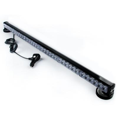 China 72W LED Light Bar LED Strobe Light Car Truck Warning Police Aluminum Double Sided Sign Emergency Advisor for sale