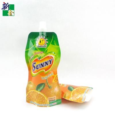 China Recyclable Customized Special Shape Spout Pouch Packaging For Sport Drink , Jelly , Beverages for sale